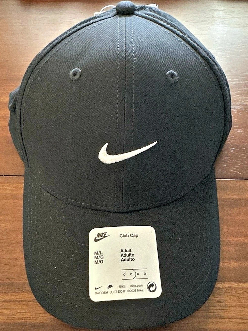 Nike Club Cap Dri-FIT in Black M/L NWT